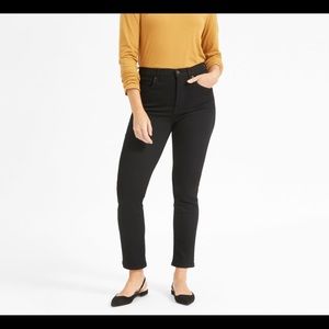 NWT EVERLANE cigarette high rise jeans